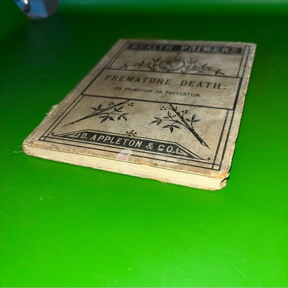 Antique Book Health Primer Premature Death J.D. Appleton & Co. 1912 - Picture 5 of 7